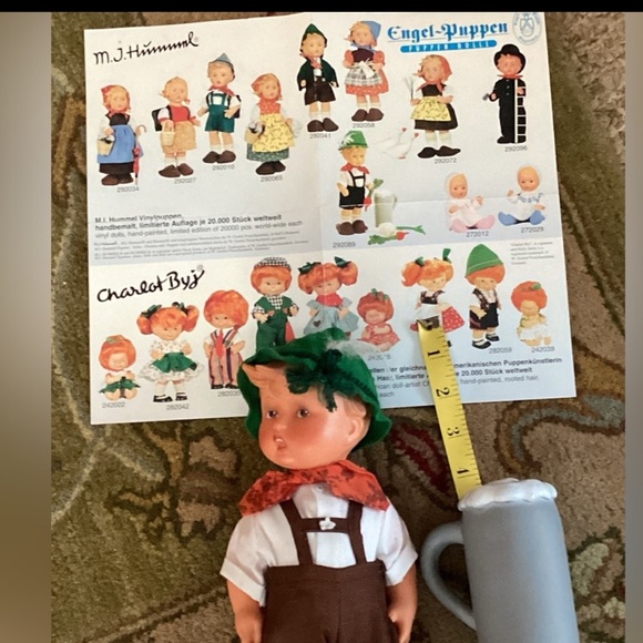 VINTAGE BLUE Wool COAT OOAK Sweet - Picture 9 of 16